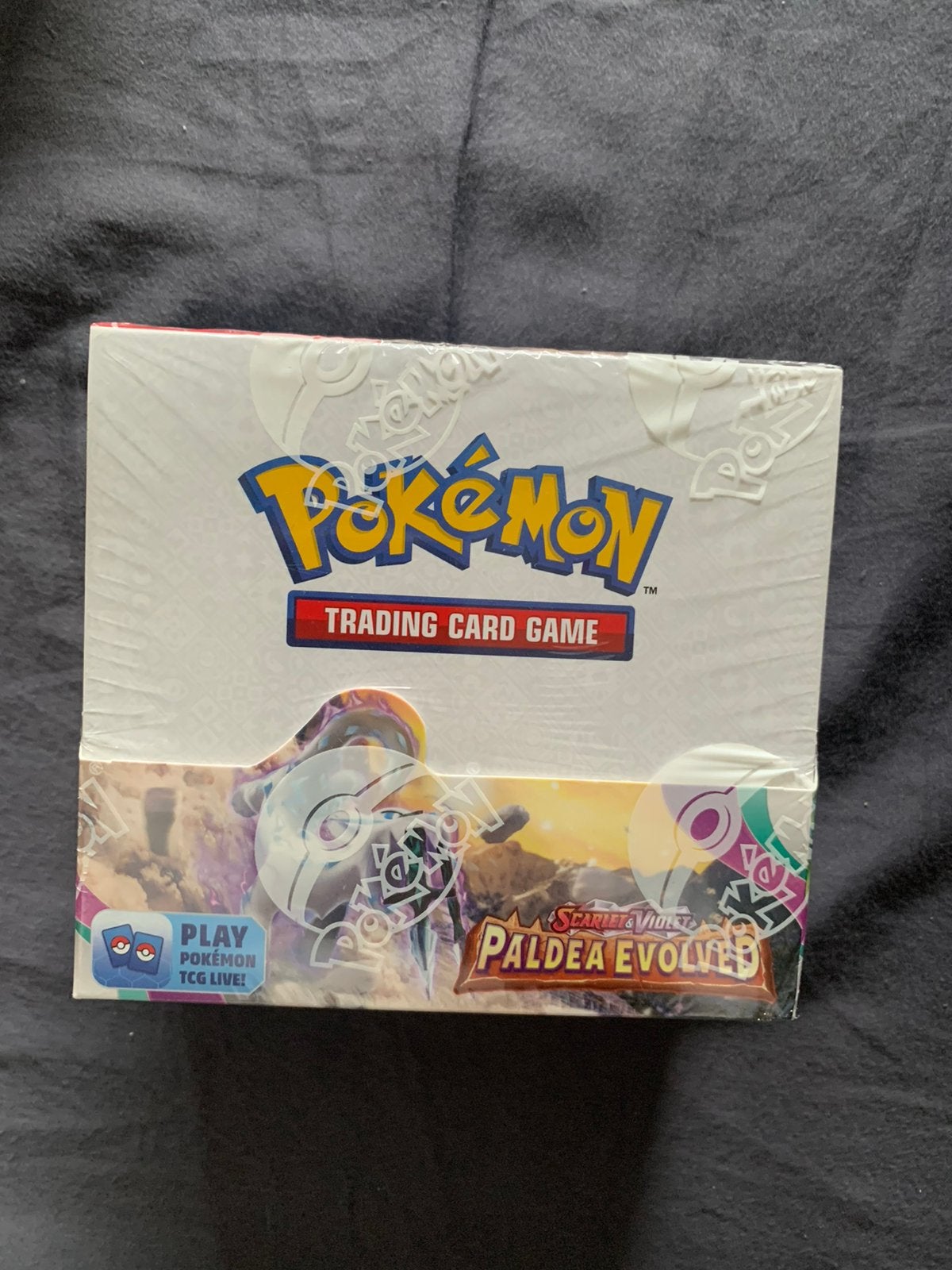 Paldea Evolved boosterbox in nieuw staat!, Ophalen of Verzenden, Zo goed als nieuw, Boosterbox