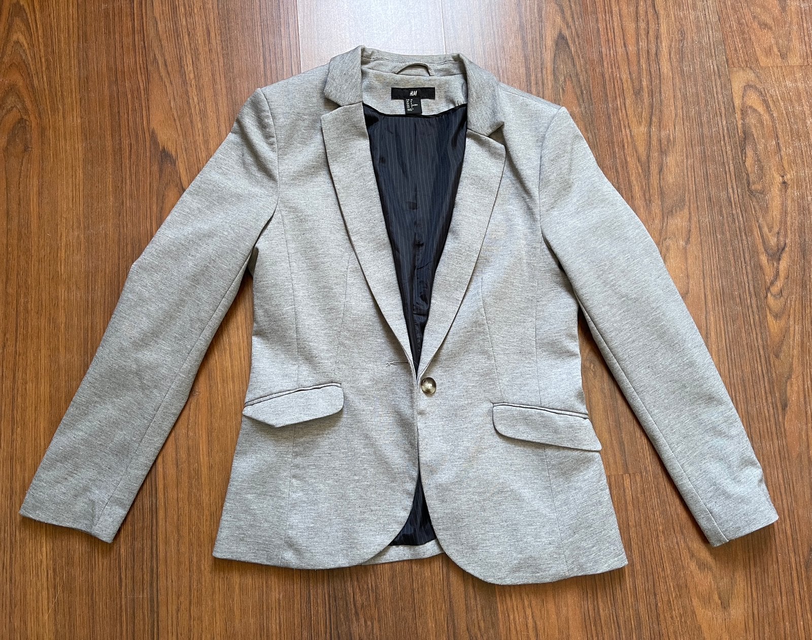 Grijze blazer, M, Maat 38/40 (M), Ophalen of Verzenden, Zo goed als nieuw, Jasje