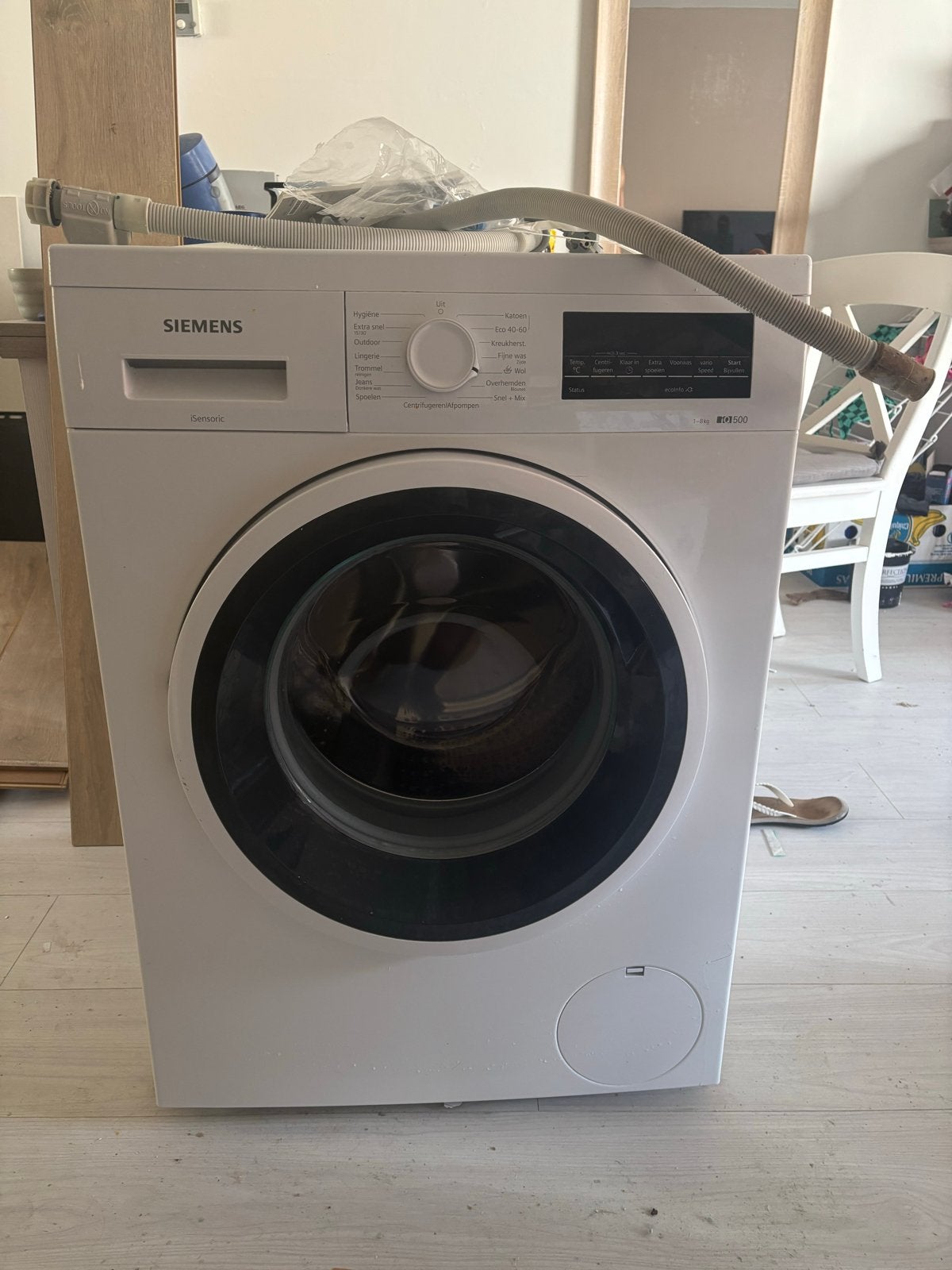 Siemens iQ500 Wasmachine - 1,5 jaar oud, zo goed als nieuw, Witgoed en Apparatuur, Wasmachines, Ophalen, 1200 tot 1600 toeren