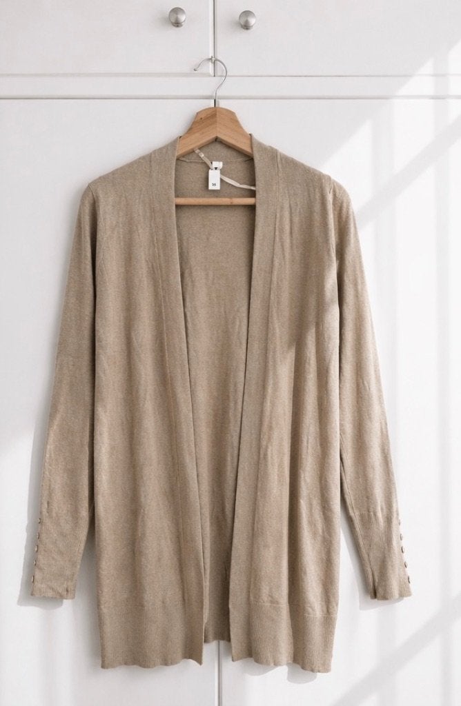 Everme lang beige fijn gebreid vest maat XS nieuw, Beige, Nieuw, Ophalen of Verzenden, Ever.me