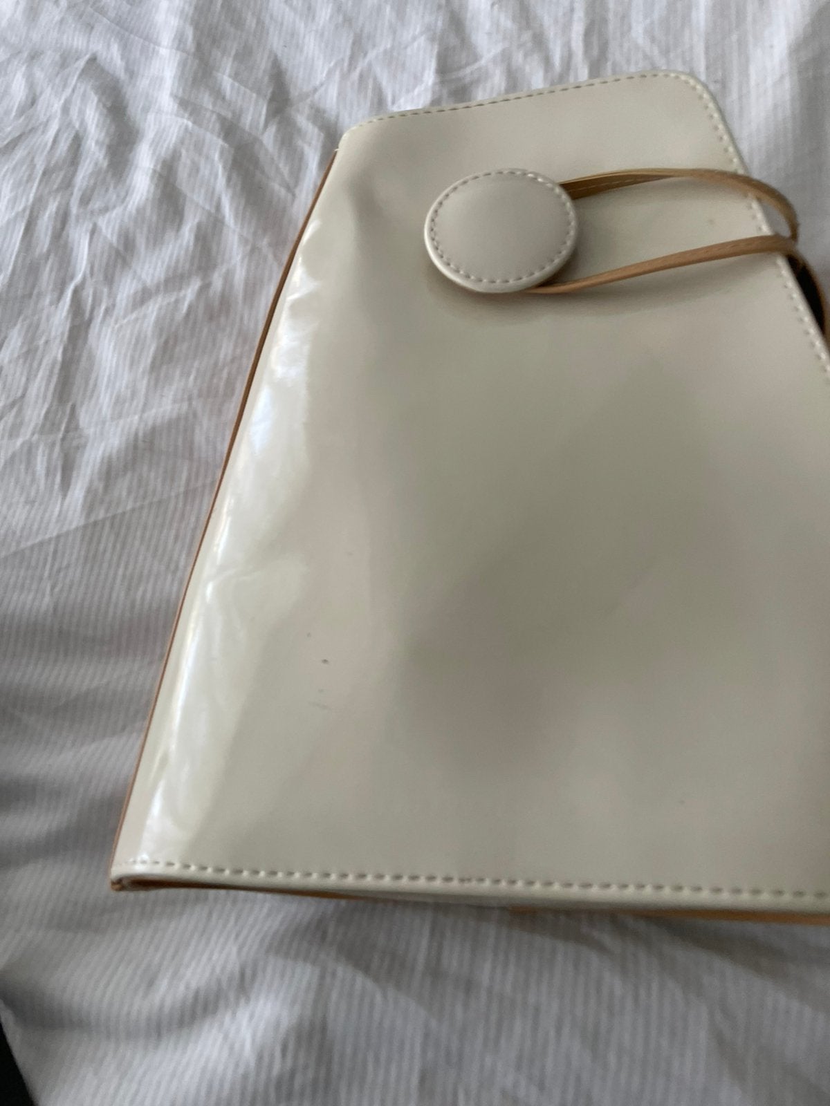 Look Rugzak / Handtas (Crème & Camel), Ophalen of Verzenden, Zo goed als nieuw, Handtas