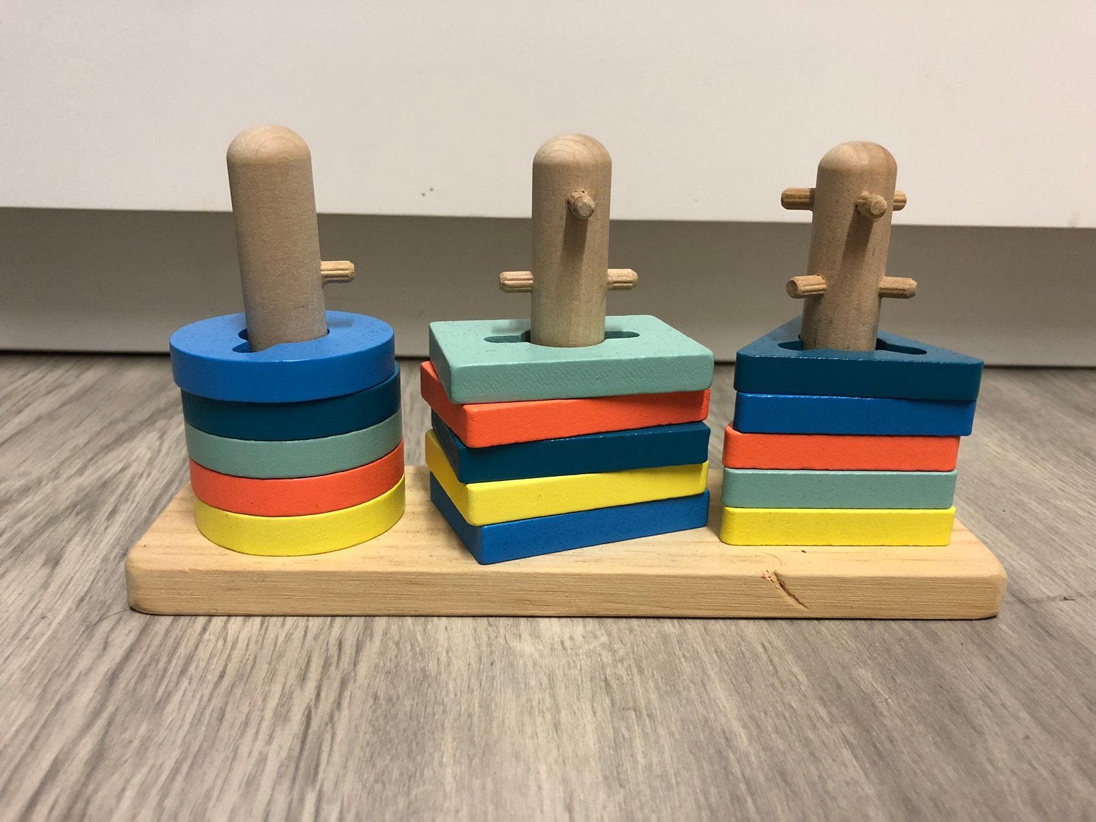 Houten vormen puzzel, Ophalen of Verzenden, Zo goed als nieuw
