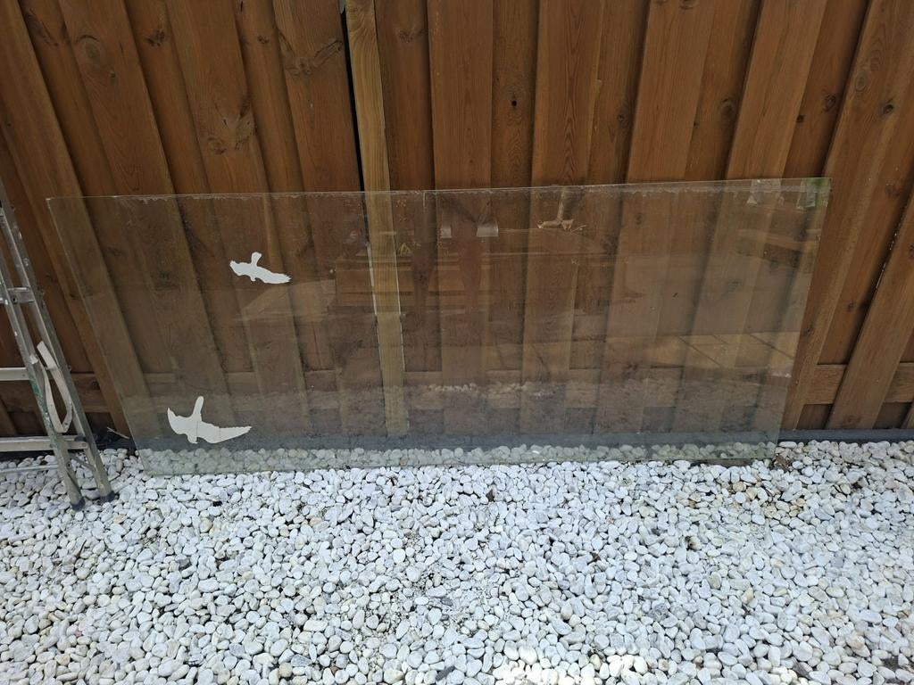 Grote glasplaat 212 x 90 cm, Ophalen of Verzenden, 80 tot 120 cm, Glasplaat, 160 cm of meer