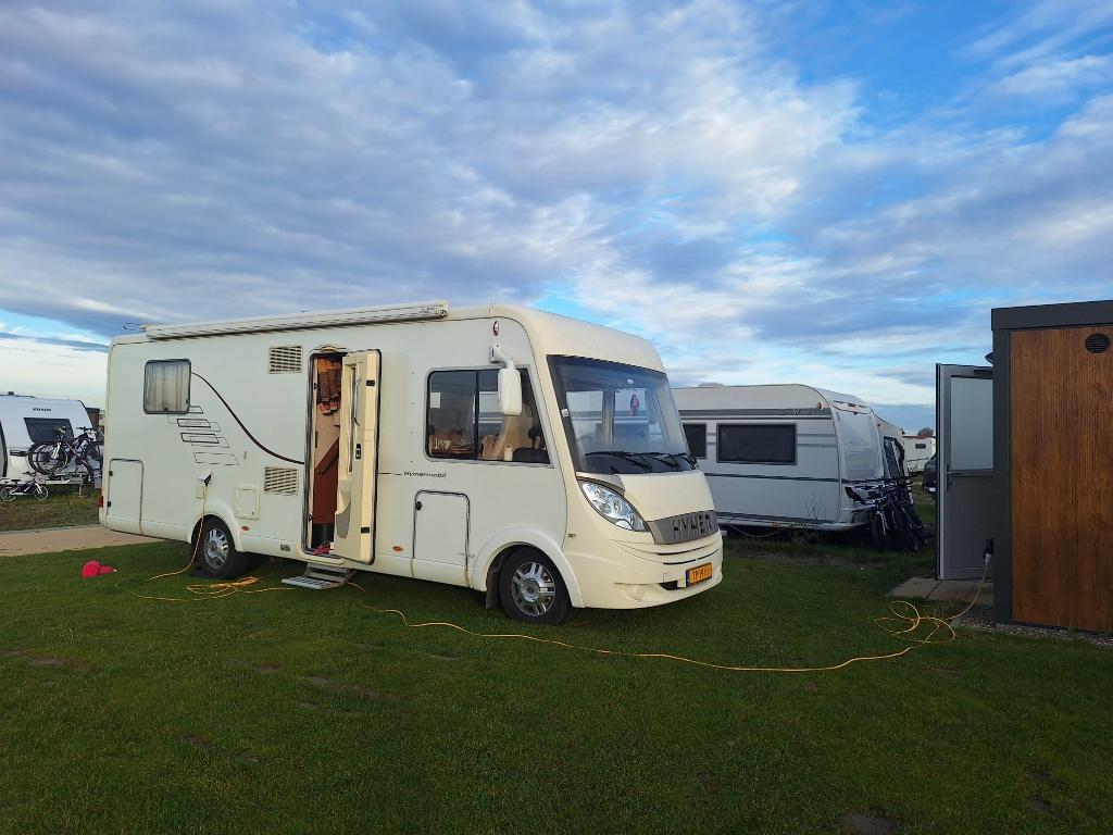 Camper Hymer Fiat B698 4 slaapplaatsen, Caravans en Kamperen, Campers, Integraal, Ringverwarming, Hymer, L-zit