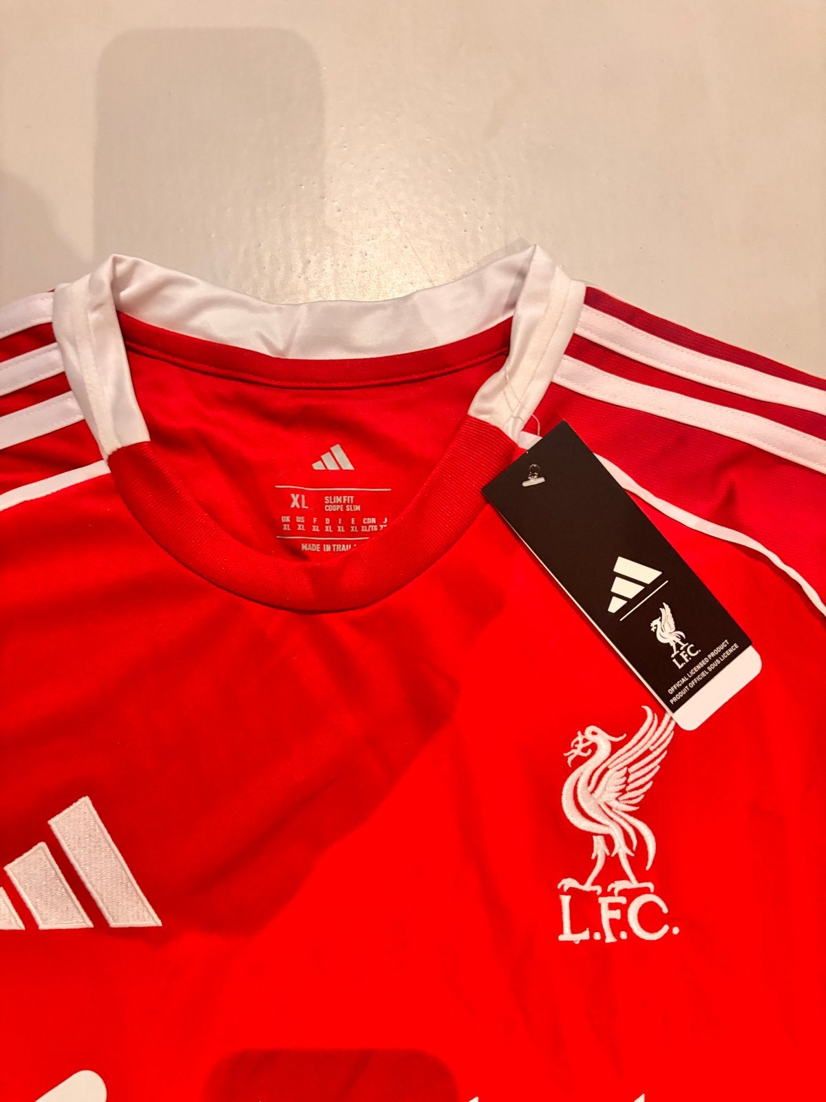 Liverpool Thuisshirt - Maat XL- Nieuw, Kleding | Heren, Ophalen of Verzenden, Voetbal, Rood, Maat 56/58 (XL)