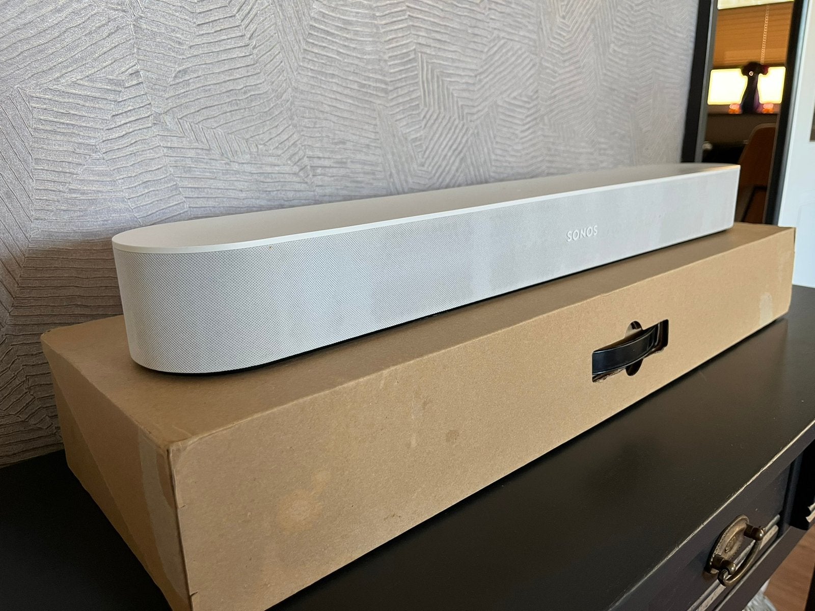 SONOS BEAM GEN1 WIT | ZGAN, Ophalen of Verzenden, Zo goed als nieuw