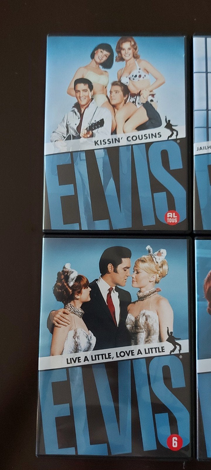 elvis presley  ( 8 film dvds), Alle leeftijden, Ophalen of Verzenden, Zo goed als nieuw