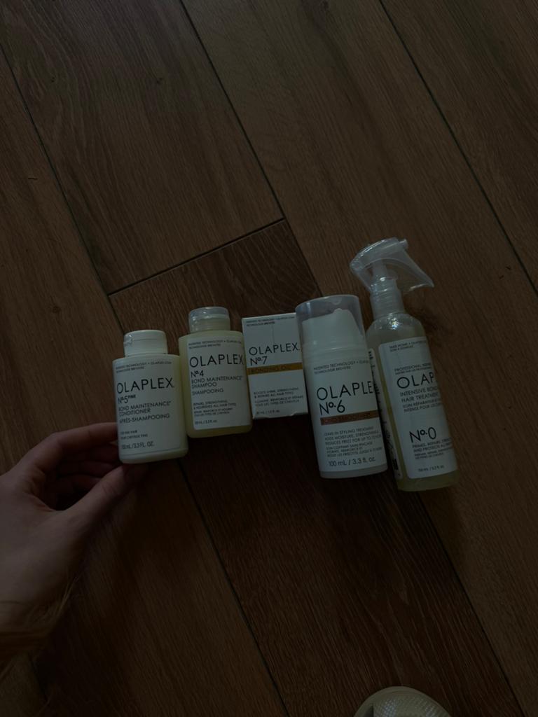 Olaplex Haarverzorgingsset (N0, N4, N5, N6, N7), Ophalen of Verzenden, Zo goed als nieuw, Haarverzorger of -hersteller