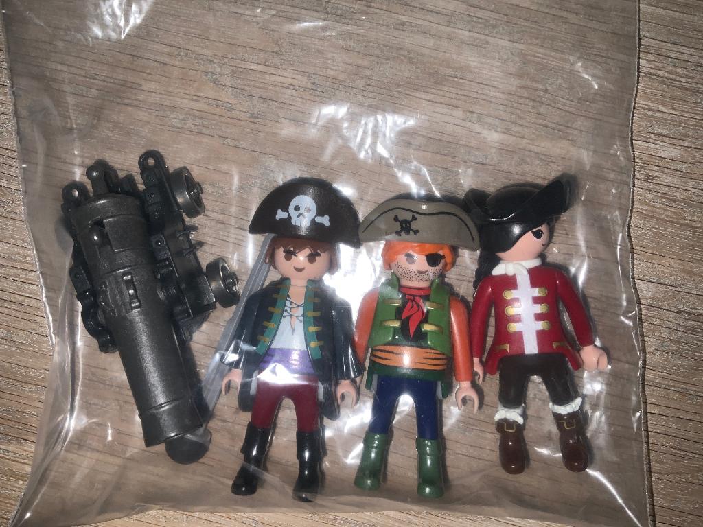 Playmobil piraten poppetjes met kanon, Ophalen, Zo goed als nieuw, Los playmobil