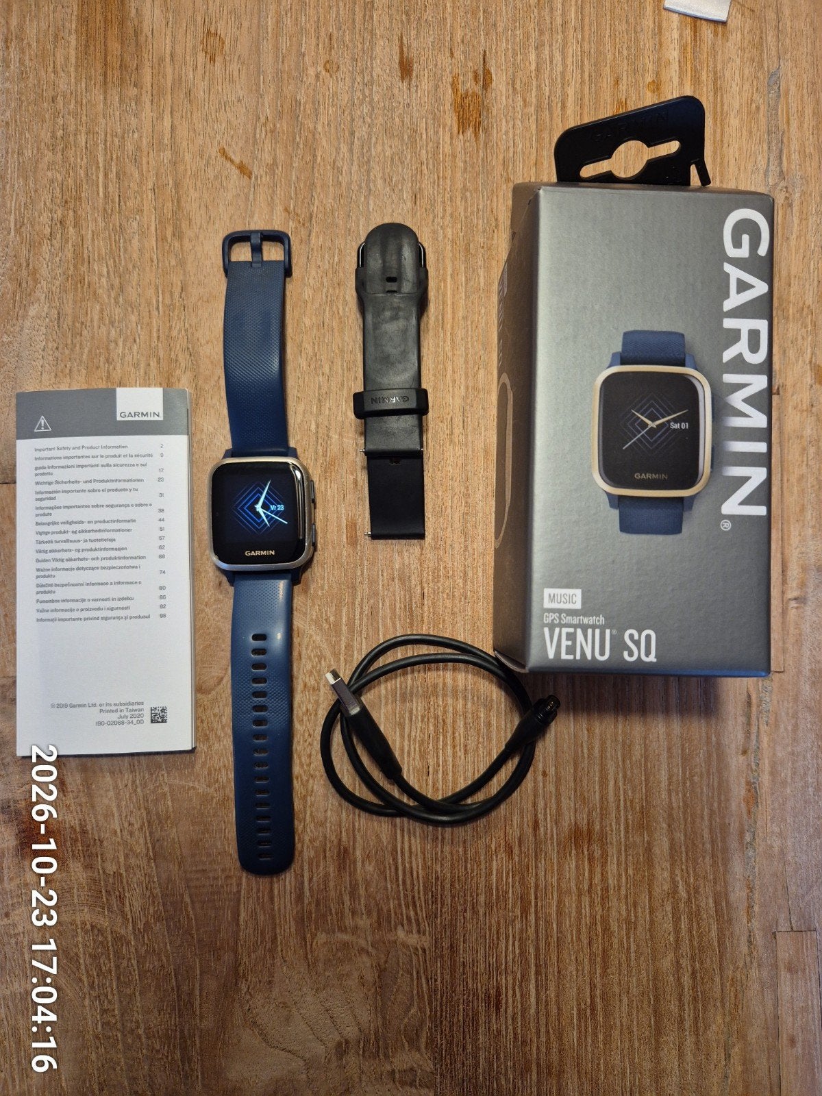 Garmin Venu Sq Music GPS Smartwatch, Gebruikt, Garmin, Ophalen of Verzenden, Waterdicht
