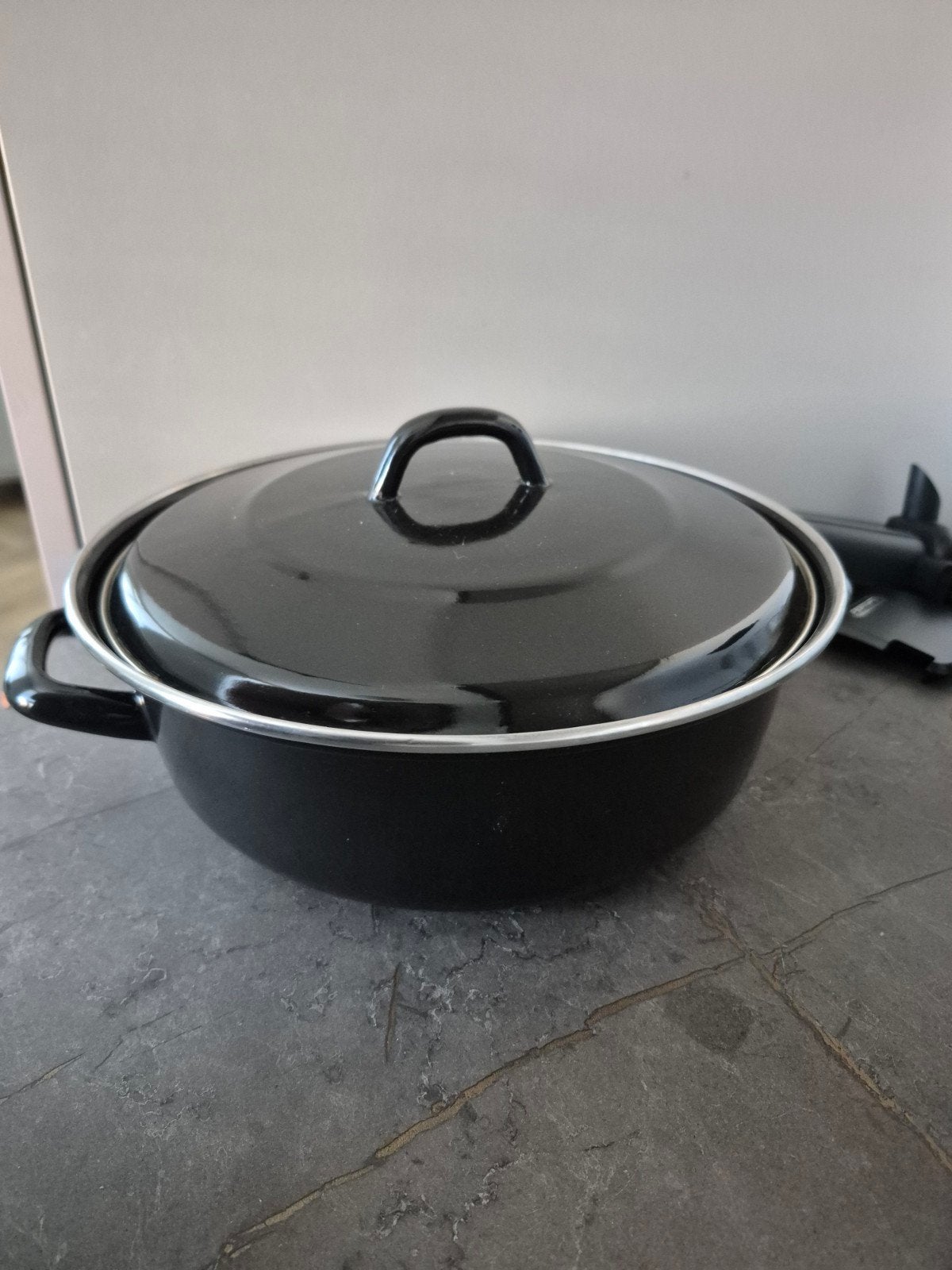 Braadpan, Ophalen of Verzenden, Zo goed als nieuw, Gietijzer, Koekenpan of Braadpan