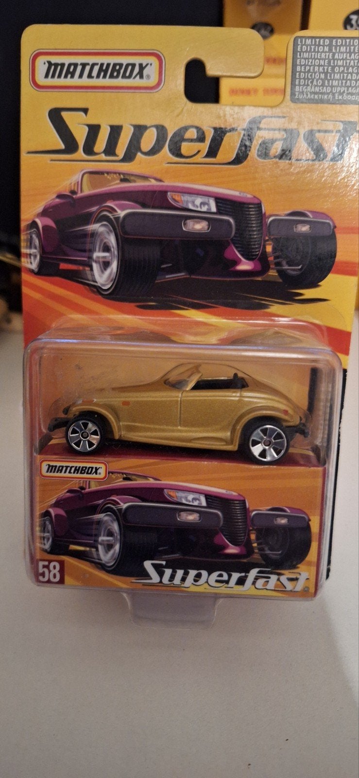 Matchbox Superfast Limited Edition - Gouden Auto, Ophalen of Verzenden, Nieuw, Auto