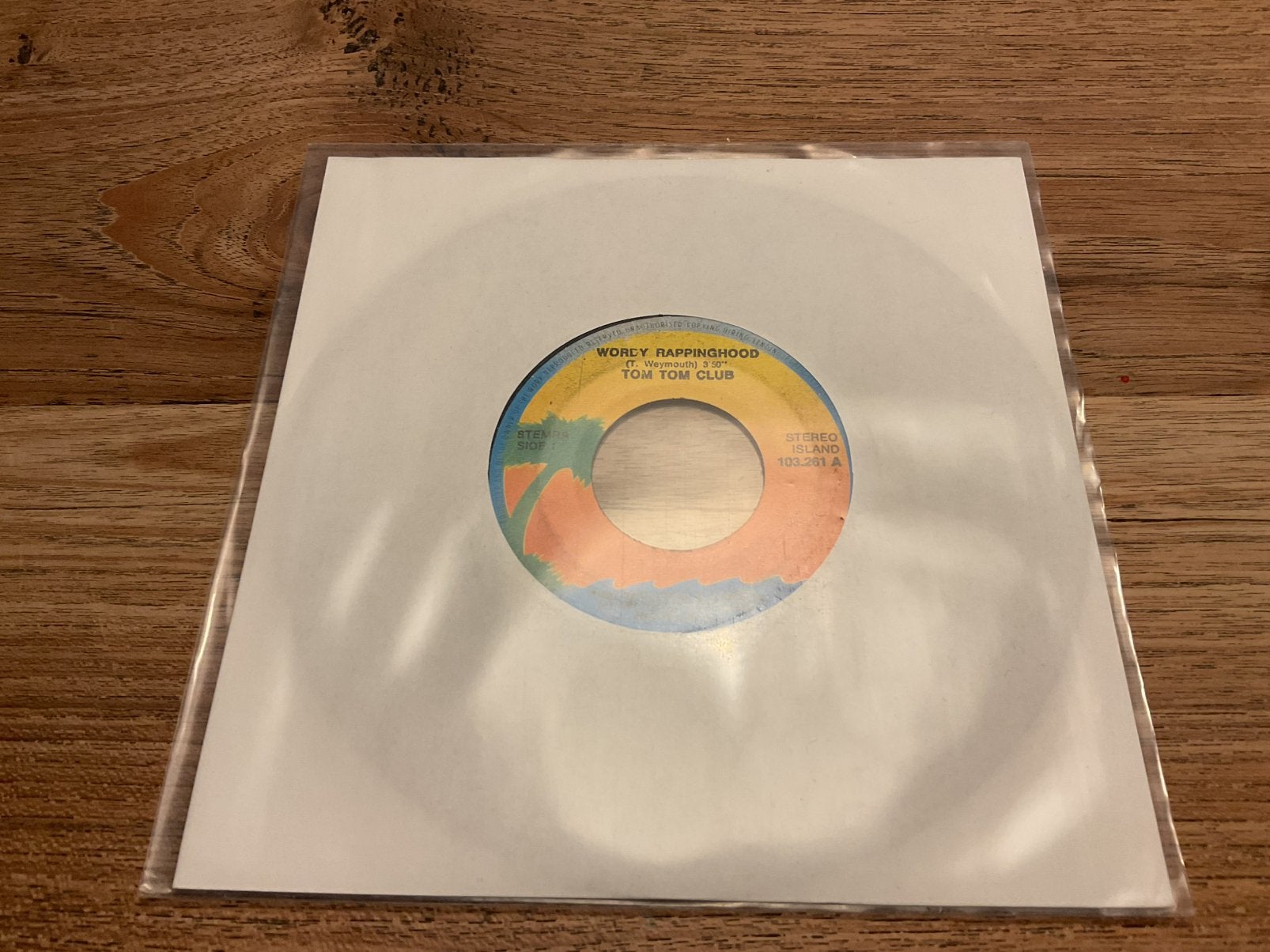 Tom Tom Club, Wordy rappinghood, Ophalen of Verzenden, 7 inch, Pop
