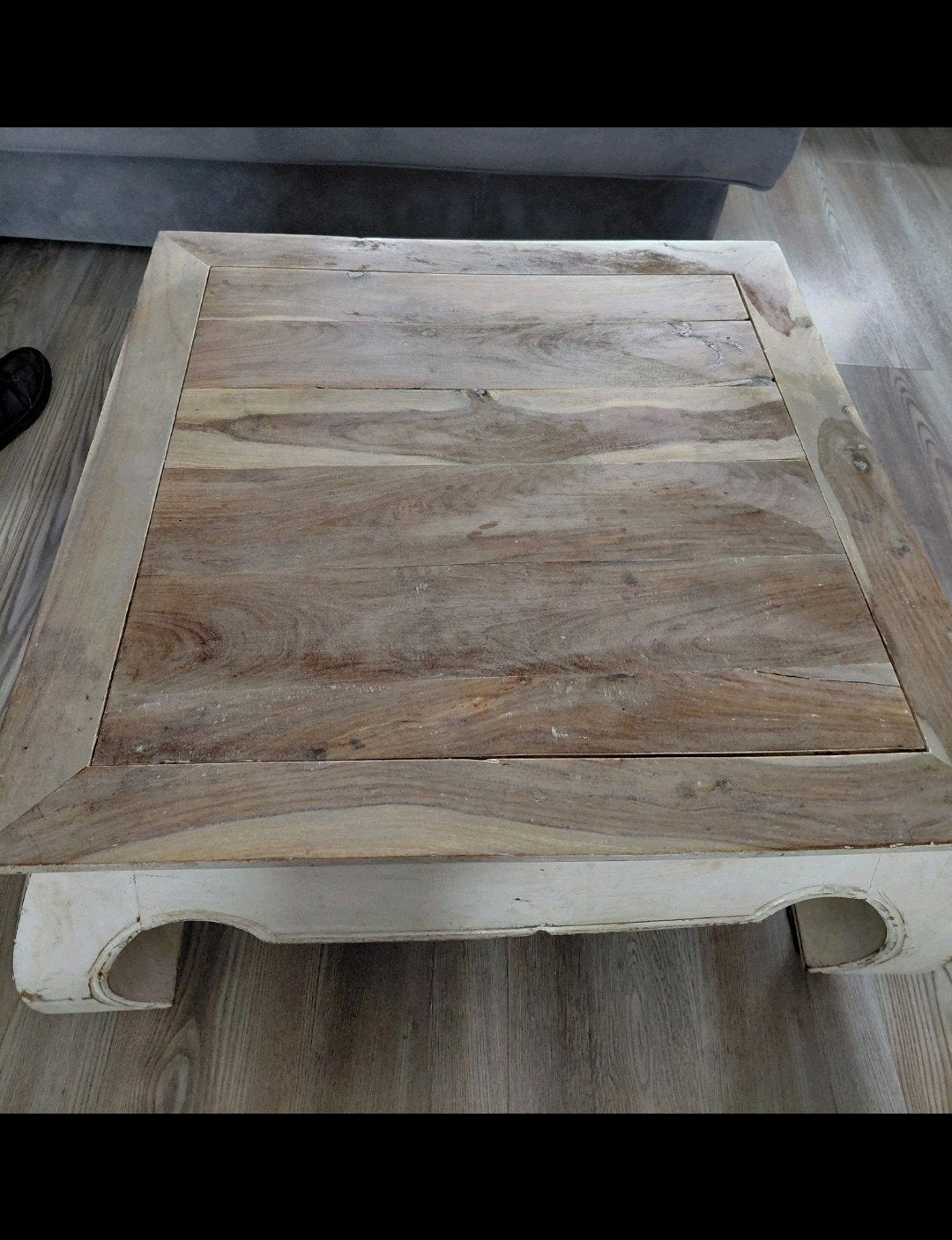 Opium Salontafel - Uniek en Handgemaakt, Huis en Inrichting, Tafels | Salontafels, Gebruikt, 50 tot 100 cm, Vierkant, 50 tot 100 cm