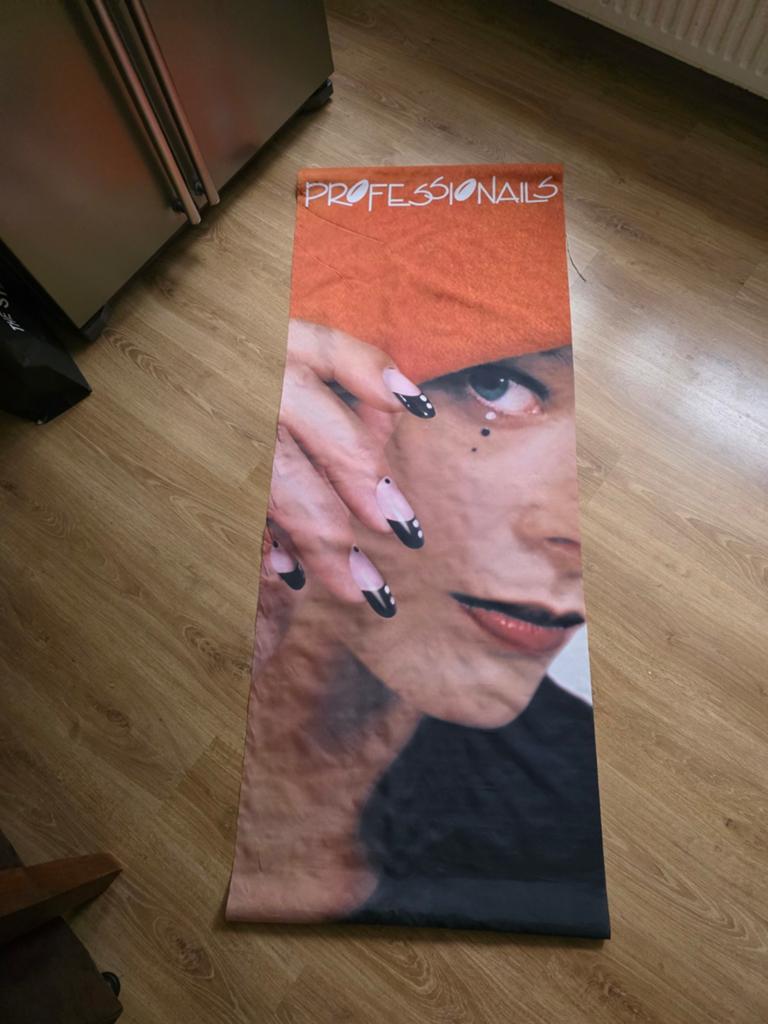 Stoffen nagel poster ( opgerold in koker)., Ophalen of Verzenden, Nieuw