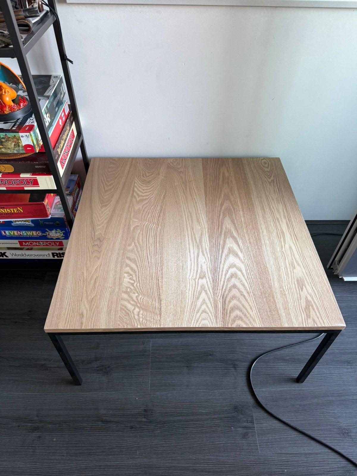 Industriele salom tafel 80x80x40, Ophalen, Rond