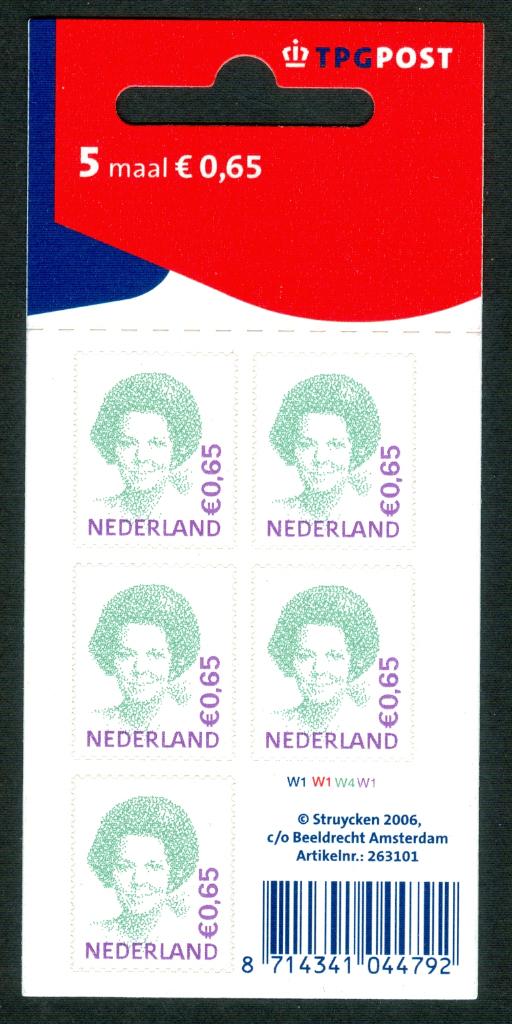 Ned. NVPH Velletje V2040 Koningin Beatrix PTT Post 2002, Ophalen of Verzenden, Na 1940, Postfris