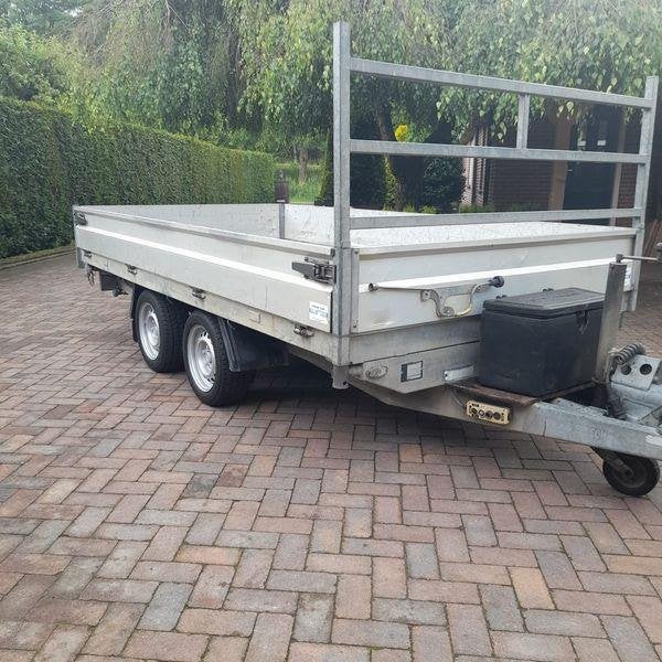Hapert plateauwagen/kipper/3500kg, Ophalen, Gebruikt