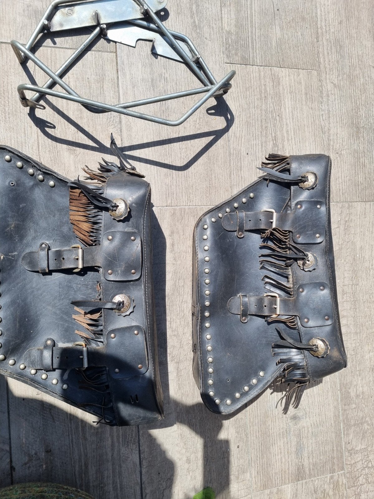 Set tassen origineel harley softail 1986, Motoren, Onderdelen | Harley-Davidson, Ophalen of Verzenden, Gebruikt
