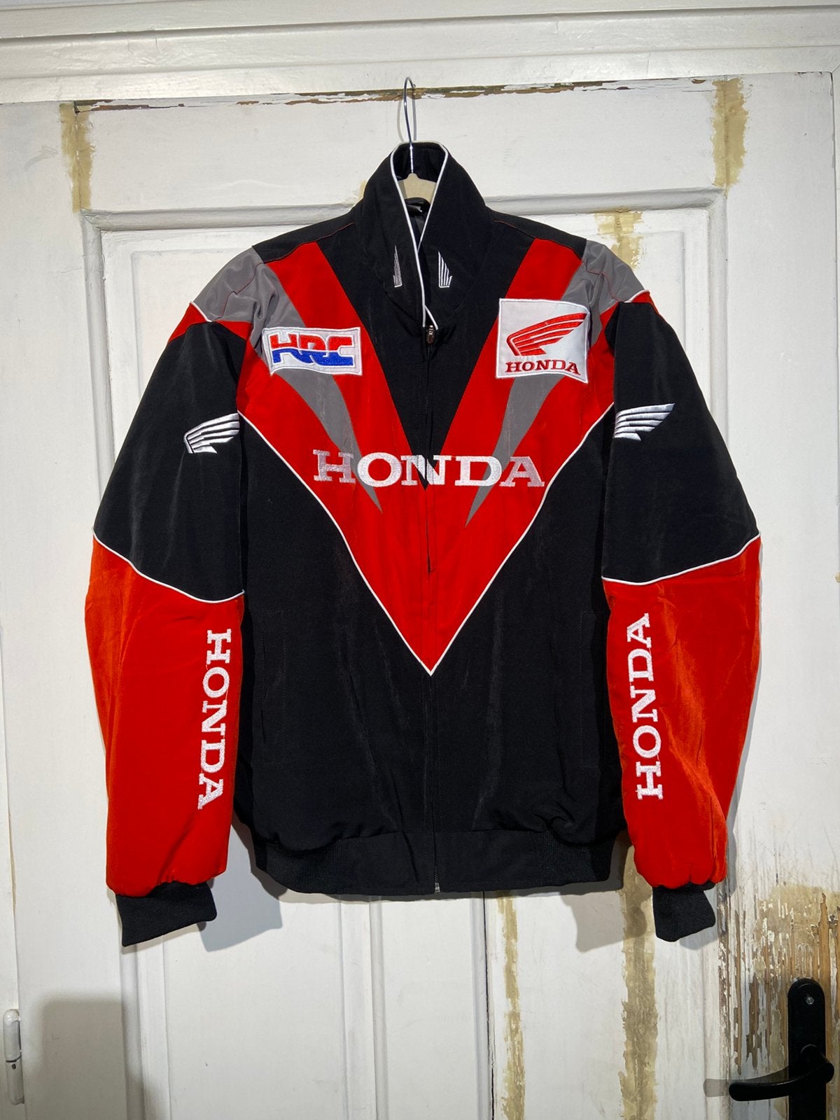 Honda Racing-bomberjack (maat XL) vintage moto, Ophalen of Verzenden, Nieuw, Maat 56/58 (XL), Zwart