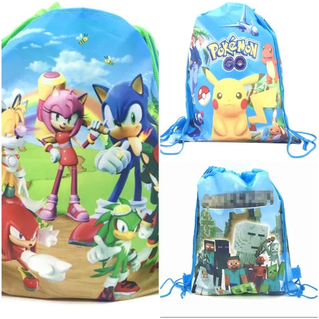 Leuke Sonic, Pokemon en Minecraft rugtas, nieuw!, Ophalen of Verzenden, Nieuw