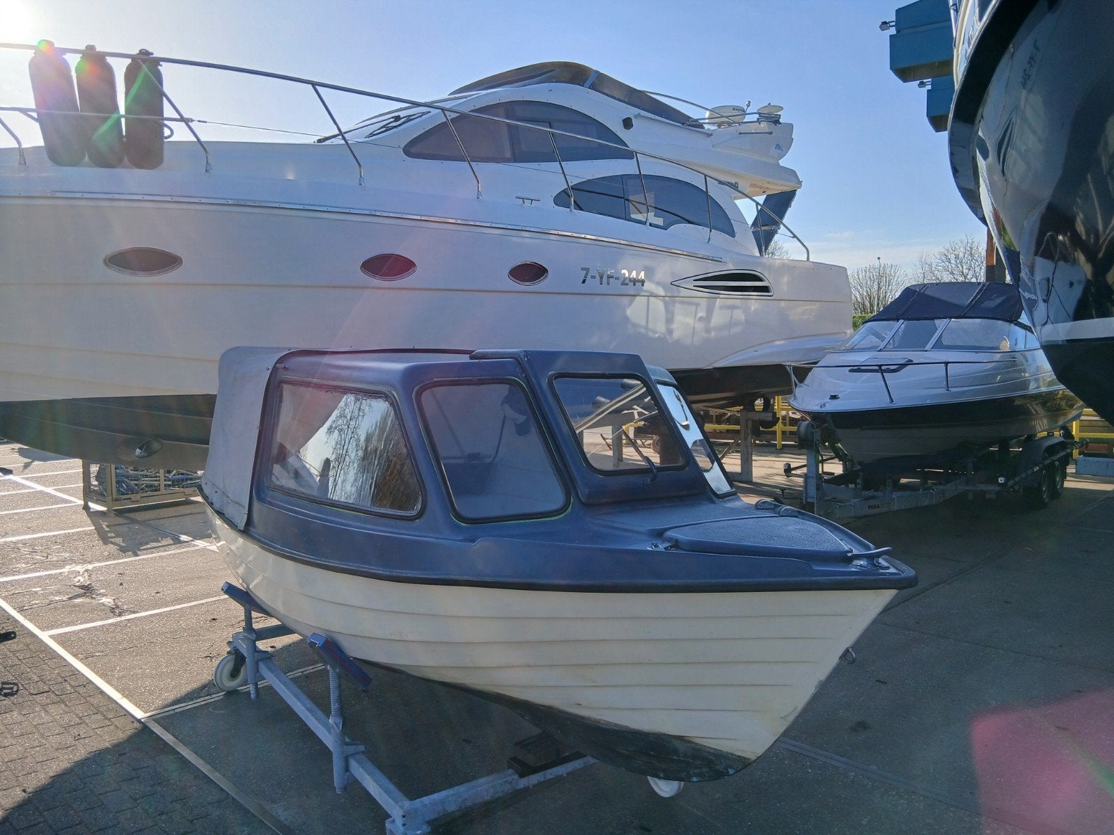 Ockelbo HT 15 met Johnson 9.9 PK 4-takt, Watersport en Boten, Bootonderdelen, Ophalen, Gebruikt