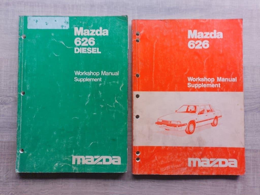 Dealer werkplaatsboeken Mazda 626  1982 - 87 complete auto, Boeken, Verzenden, Gelezen, Mazda