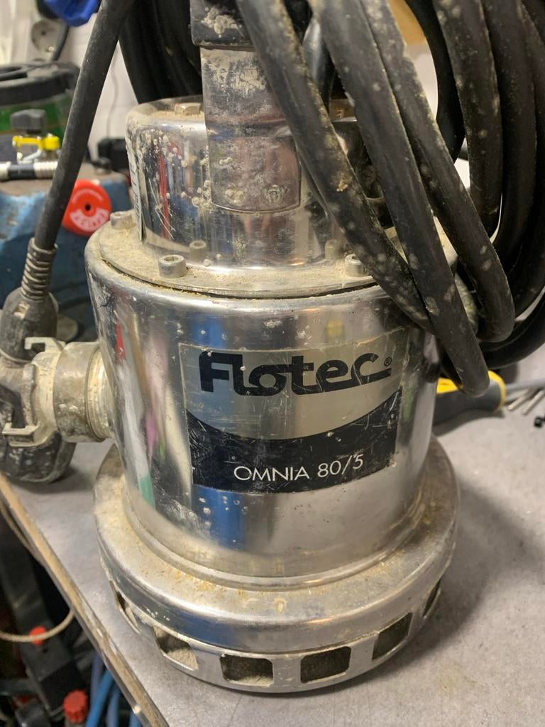 Flotec Omnia 80/5 dompelpomp, Ophalen of Verzenden, Gebruikt, Elektrisch, Dompelpomp