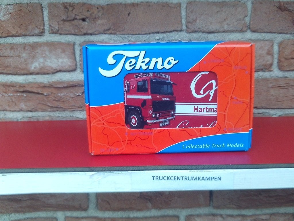 Tekno  Scania  141  6 x 2  van  Hartmann., Ophalen of Verzenden, Nieuw, Bus of Vrachtwagen, Tekno