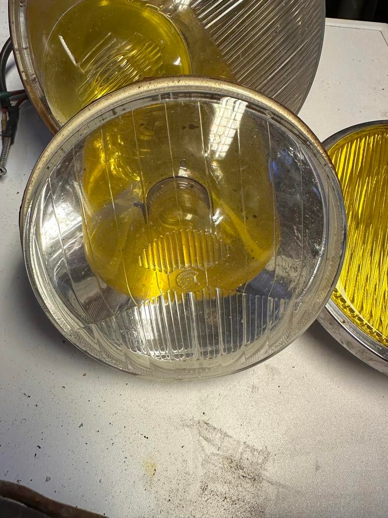 Draaibare verstralers Citroen DS Cibie +grote koplamp, Auto-onderdelen, Ophalen of Verzenden, Gebruikt, Oldtimer onderdelen