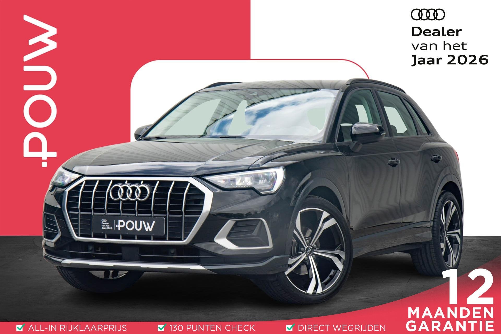 Audi Q3 35 TFSI 150pk S-tronic Pro Line S | Adaptive Cruise, Auto's, 12 maanden, 4 cilinders, 1505 kg, Leder en Stof