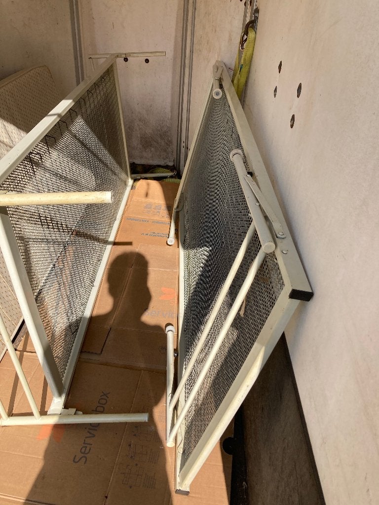 GRATIS een persoons bed, 2 stuks, Ophalen, Gebruikt, Eenpersoons, 190 cm of minder