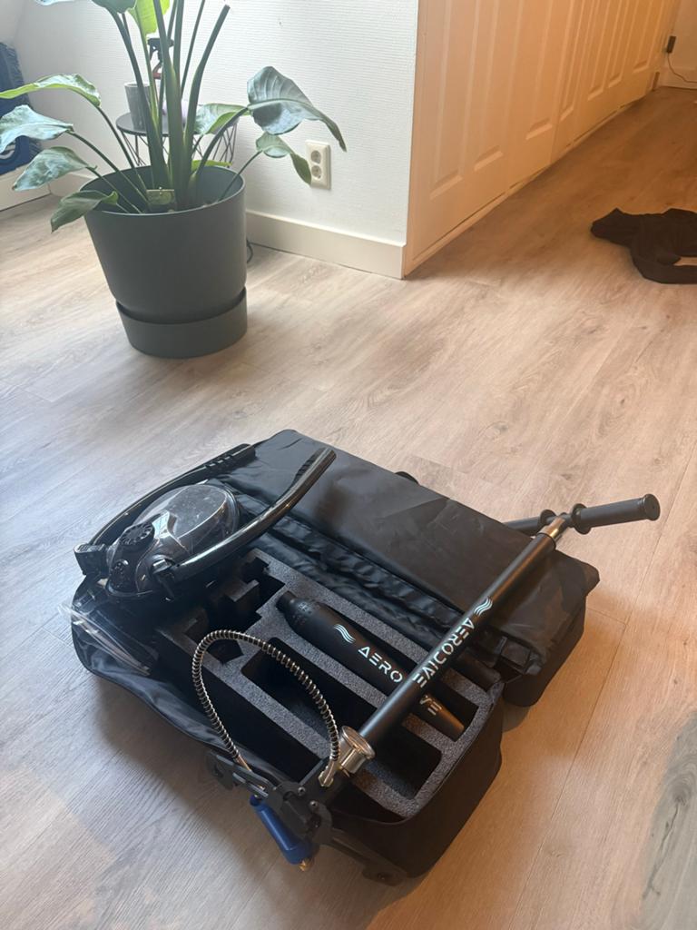 AERODIVE Duikset met Pomp en Masker, Ophalen of Verzenden, Zo goed als nieuw, Duikfles