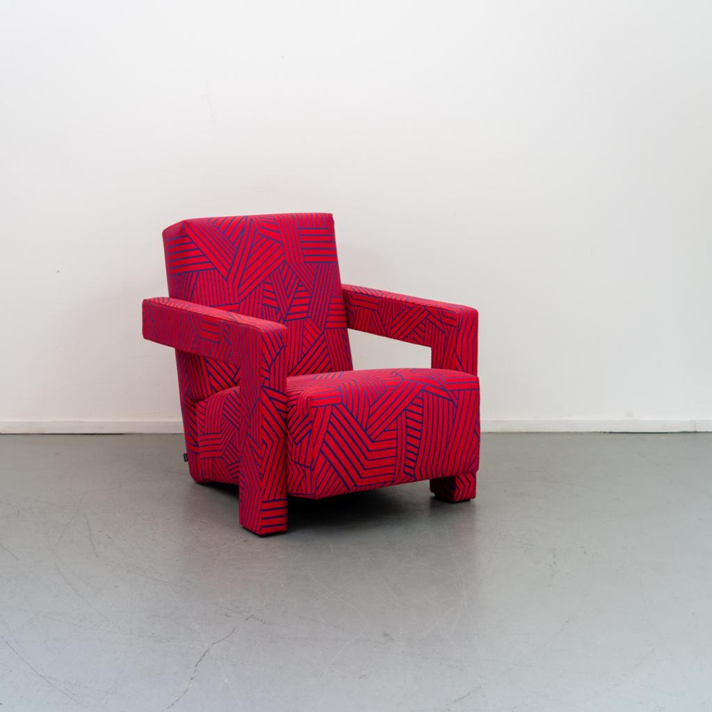 2x Cassina Utrecht Rietveld LMTD edition Blauw op Rood, Niet ingevuld, Niet ingevuld, Nieuw, Ophalen of Verzenden