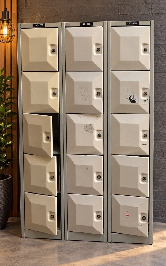 Partij lockerkast - kluisjes - locker - schoolkluisjes, Ophalen, Gebruikt, Net, Nvt