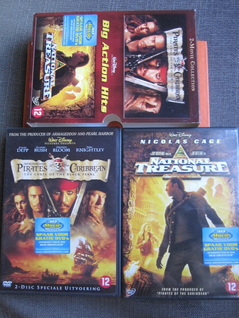 Big Action Box (2 films op 3 disc) DISNEY, Cd's en Dvd's, Vanaf 12 jaar, Ophalen of Verzenden, Zo goed als nieuw, Boxset