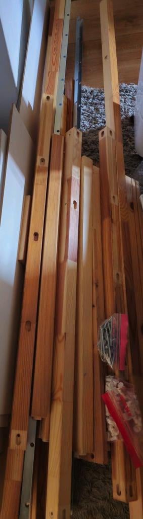 Kura bed, Ophalen, Overige houtsoorten, Minder dan 200 cm, Pallet