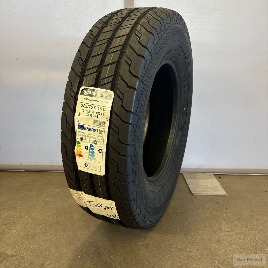 Continental ContiVanContact 100 225/75/R16C 121/120R, -, Ophalen of Verzenden, Band(en), -