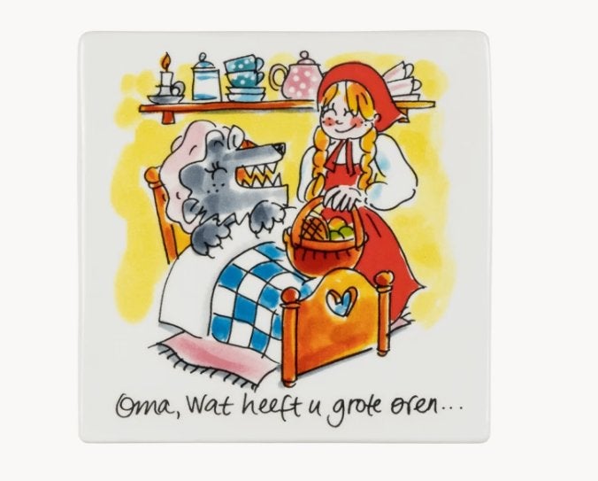 Efteling tegeltje Roodkapje-nieuw, Ophalen of Verzenden, Nieuw, Gebruiksvoorwerp