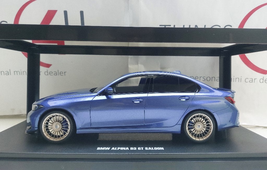 GT Spirit 1:18 BMW Alpina B3 GT Limousine 2024 blauw, Hobby en Vrije tijd, Modelauto's | 1:18, Ophalen of Verzenden, Nieuw, Auto