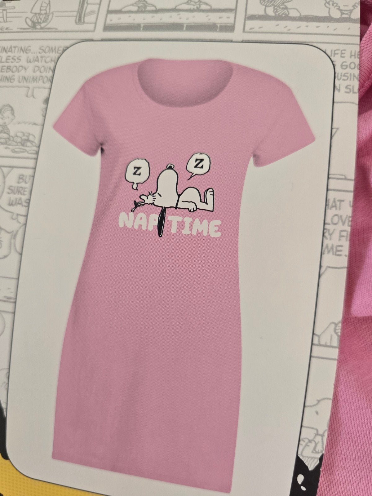 Nieuw Snoopy Bigshirt/Nachthemd - Roze - Maat XL, Kleding | Dames, Peanuts, Verzenden, Nieuw, Maat 46/48 (XL) of groter