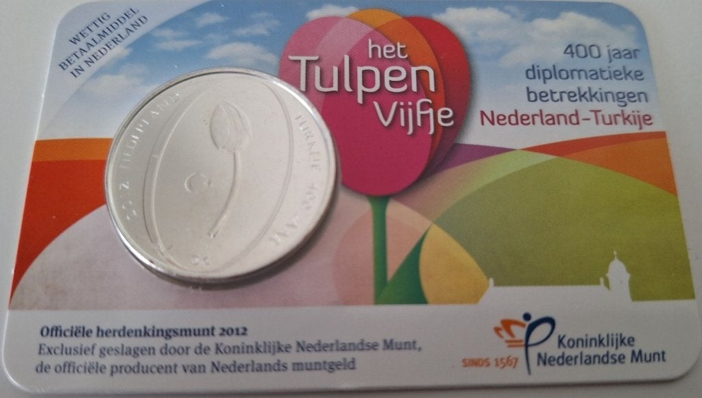 Coincard 2012 - Het Tulpen Vijfje - UNC, Verzenden, Overige landen, 5 euro, Setje