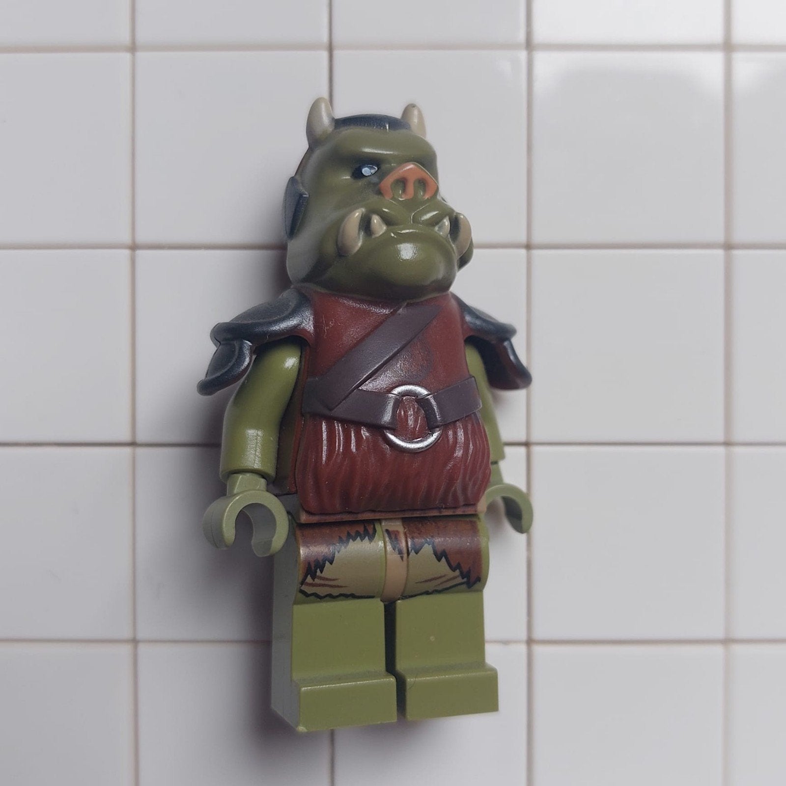 LEGO Star Wars Minifig - Gamorrean Guard - sw0405, Ophalen of Verzenden, Zo goed als nieuw