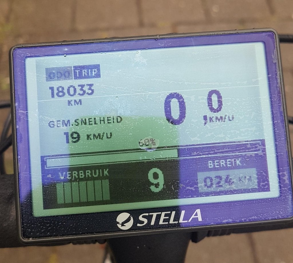 stella  elektrische display, Ophalen, Zo goed als nieuw, Elektrische fiets