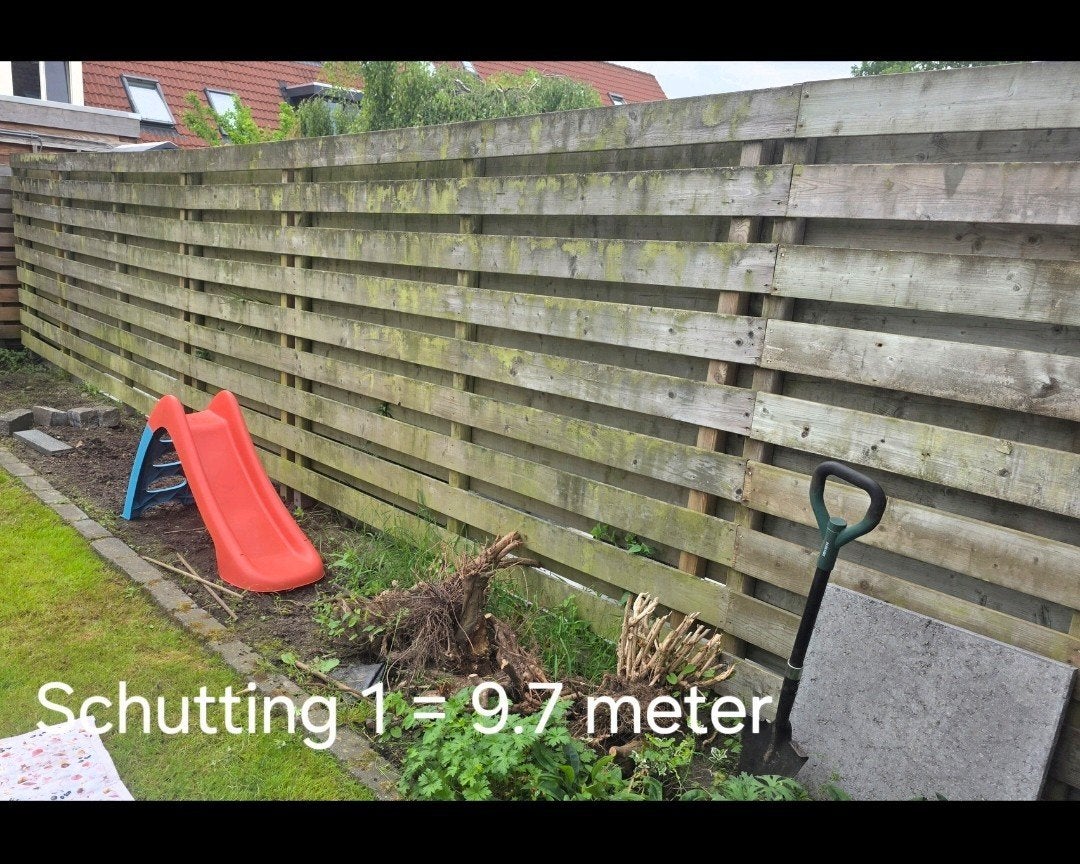 Houten schuttingdelen / sloophout / brandhout, Tuin en Terras, Ophalen, 6 meter of meer, Hout, 1 tot 2 meter