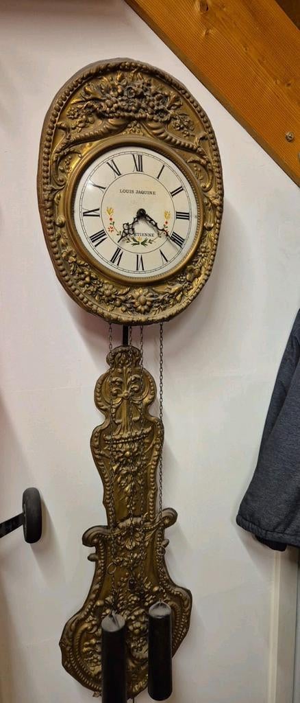 Antieke Franse Comtoise klok Louis Jaquine, Antiek en Kunst, Antiek | Klokken, Ophalen