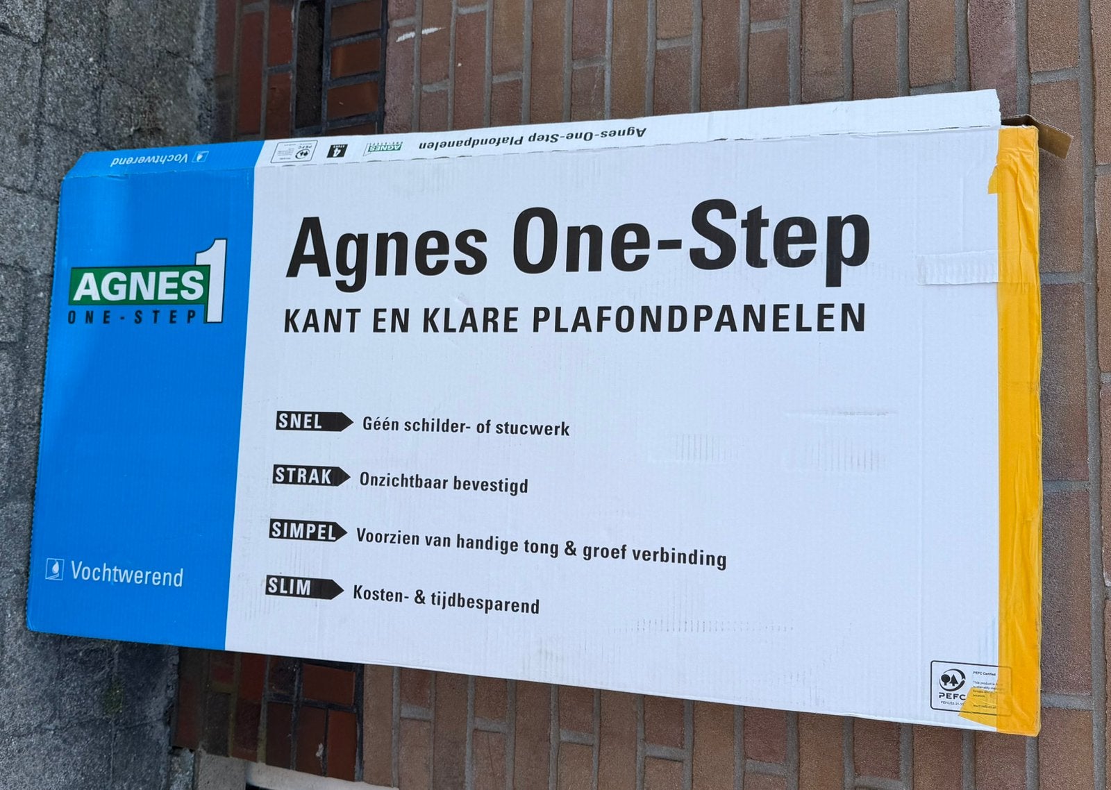 Agnes vochtwerend wit stuc, Doe-het-zelf en Verbouw, Ophalen, Zo goed als nieuw
