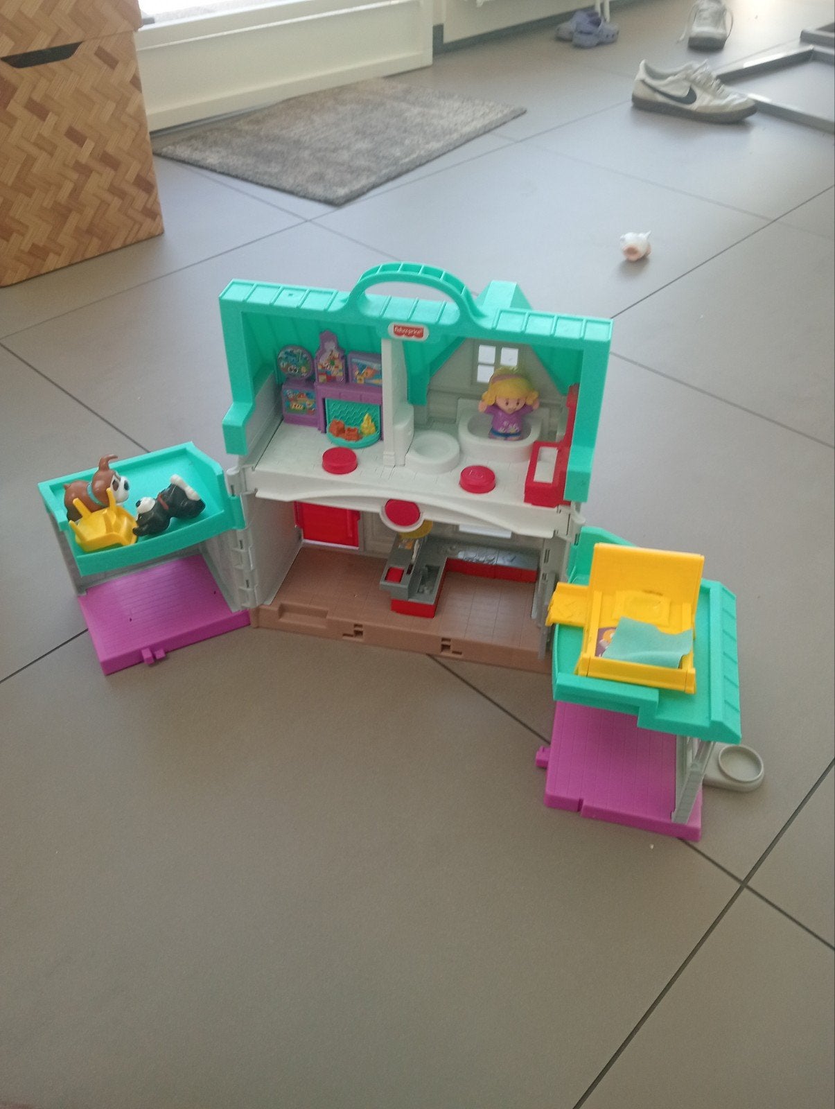 Fisher-Price Little People Speelhuisje met Accessoires, Ophalen, Gebruikt, Jongen of Meisje