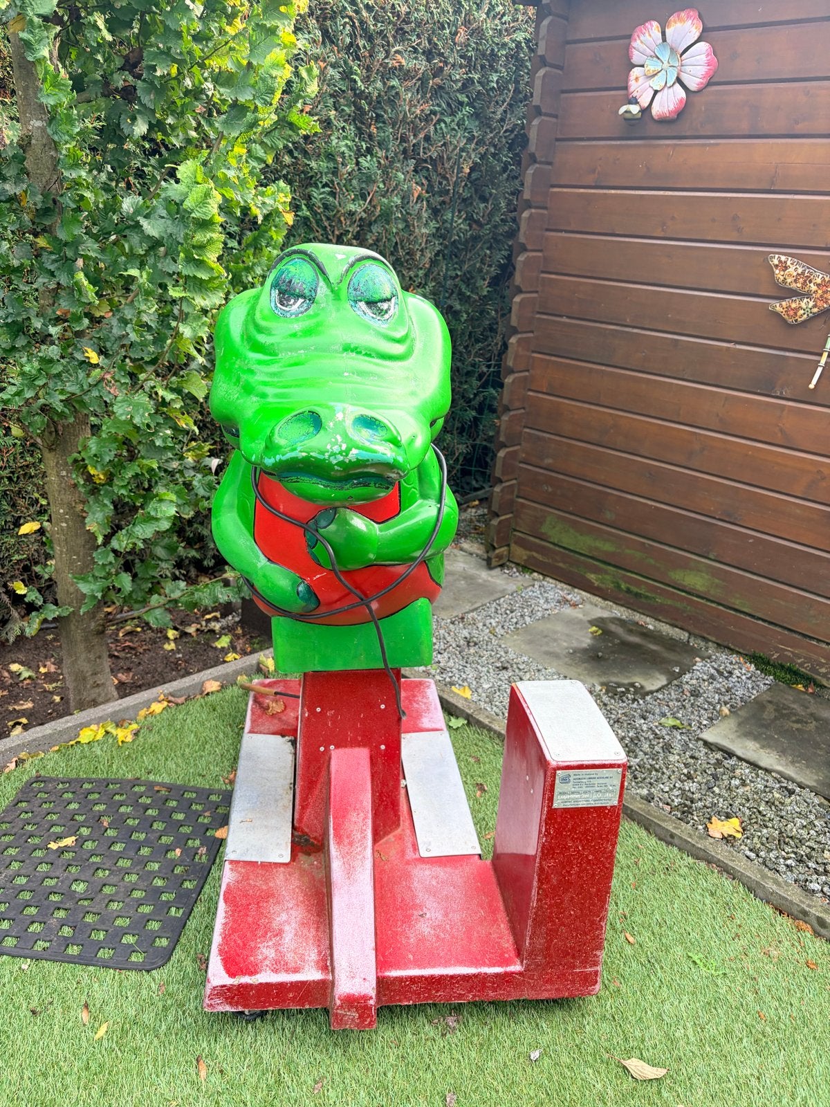 Operationele Krokodil Kiddie Ride met Kwartjes, Ophalen, Gebruikt