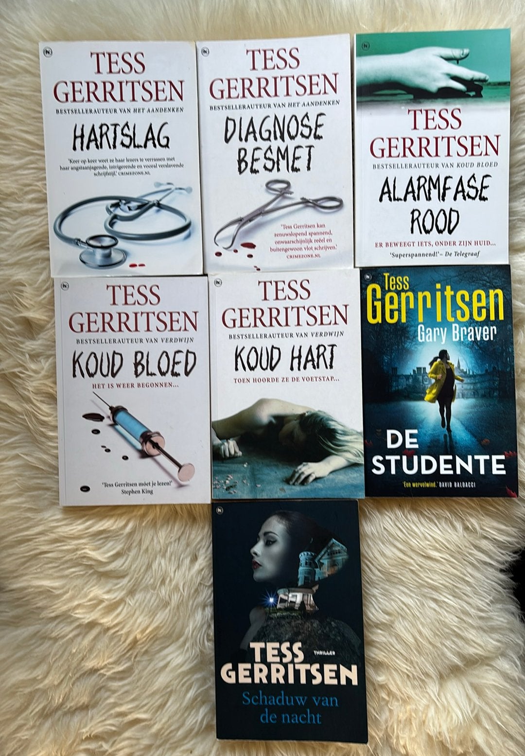 Tess Gerritsen - Bundel van 7 boeken, Ophalen of Verzenden, Zo goed als nieuw, Tess Gerritsen